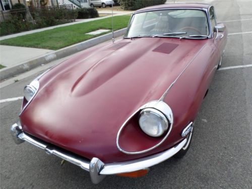 1969 jaguar e type series 2 - rare california car - runs and drives