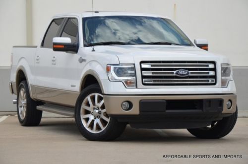 2013 f150 king ranch eco boost 2wd navi bk/cam s/roof ac/htd sts $699 ship