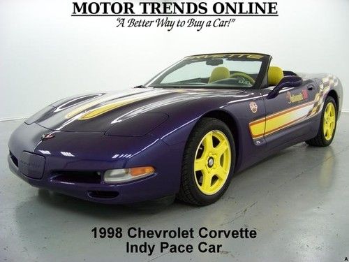 Convertible indy 500 pace car ls1 v8 bose am fm cd 1998 chevy corvette c5 38k
