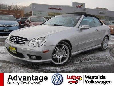 Clk55 amg convertible navigation,heated and cooled leather,hand build 362hp!