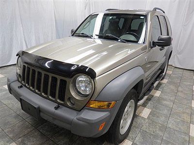 2005 jeep liberty 4x4 sport roof rack tinted alloy