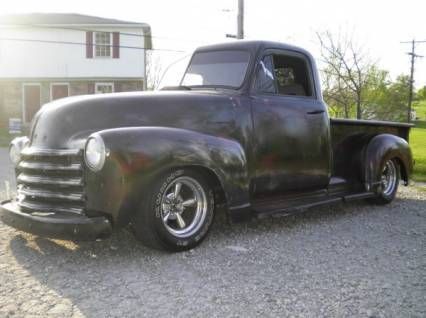 1953 chevy truck sitting on 1997 s-10 frame 350 engine 350 trans p/s p/b patina