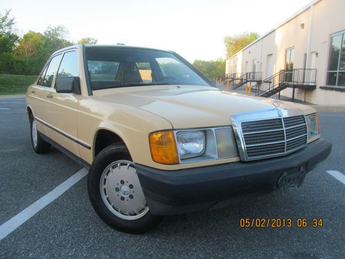 1984 mercedes benz 190d diesel 2.2l very clean "rare collection" no reserve