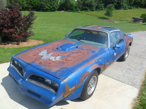 1978 ws6 trans am with hurst hatches  phs documented