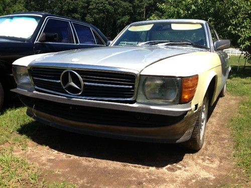 1979 mercedes 450 slc 109k miles project, needs body work and paint