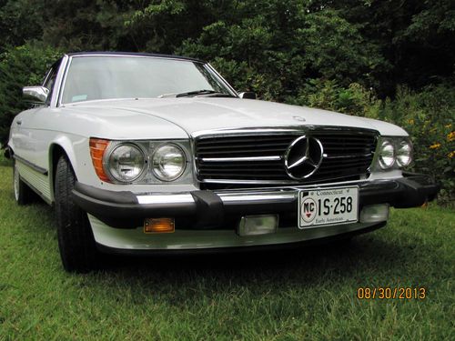 Mercedes benz 560 sl 1986
