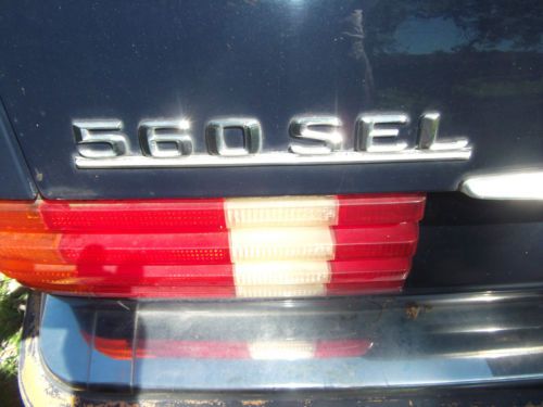1990 mercedes 560 sel 4 door coupe