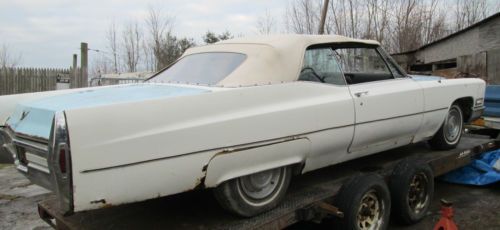 1968 cadillac deville convertible for parts or restoration