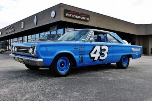 1967 plymouth satellite coupe richard petty tribute restored incredible driver!