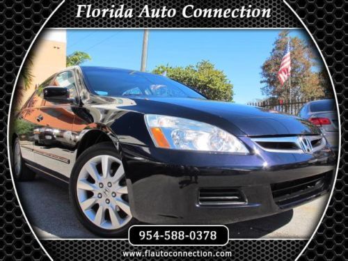 07 honda accord ex certified v6 leather sunroof clean carfax 1-owner