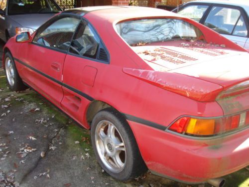 1991 toyota mr2 red for parts or repair