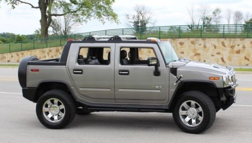2008 hummer h2 sut 4wd bifuel p/sunroof leather a/t 2 owner very clean suv
