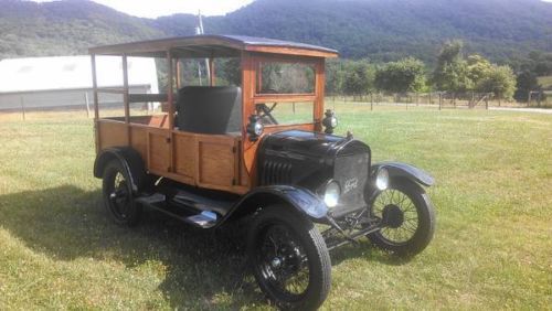 1925 ford model t depot hack &amp; trailer can hear run