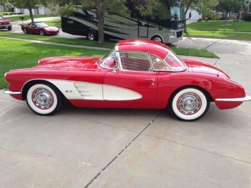 1960 chevy corvette body off restored