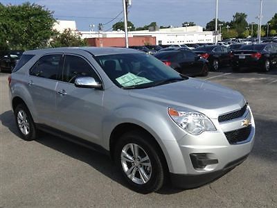 Chevrolet equinox fwd 4dr ls new suv automatic 2.4l 4 cyl  silver ice metallic