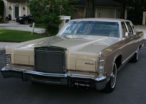 Two owner special edition - 1978 lincoln towncar williamsburg -  67k orig mi