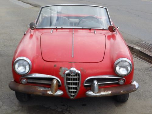 Alfa romeo giulietta  1958 1959 1960 1961 # match convertible may deliver