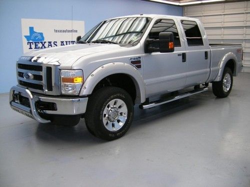 We finance!!!  2008 ford f-250 lariat 4x4 off-road powerstroke diesel tow 6 cd!!