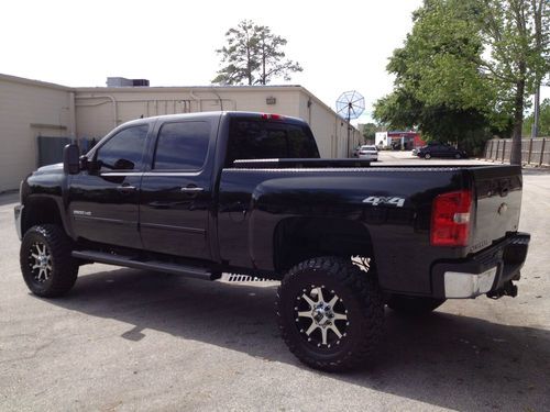 2012 chevy 2500 diesel, black, lifted, like new