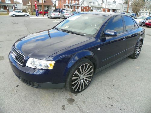 2004 audi a4 1.8t quattro  6 speed  fully loaded  good miles  nice!!