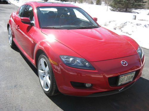 2004 mazda rx-8 red, low miles, 6-speed