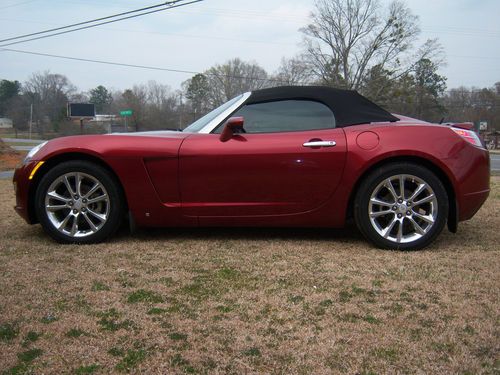 2009 saturn sky ruby red edition with spoiler