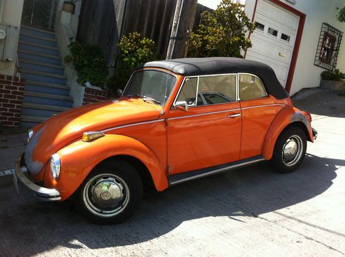 1971 vw super beetle convertable