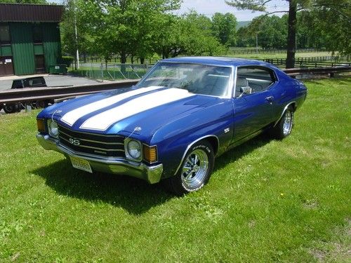 1972 chevy chevelle ss396 restomod  very nice condition no reserve