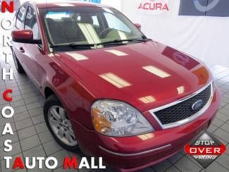 2005(05) ford five hundred sel power seats! 6disc changer! beautiful red! save!!