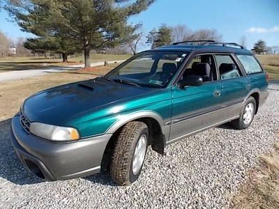 1997 subaru legacy outback, no reserve, low miles, one owner, no accidents