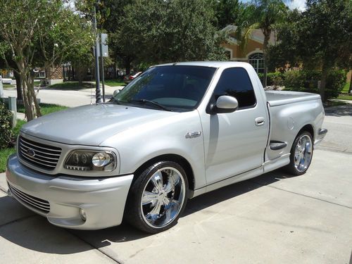 2002 ford f-150 silver svt lightning - supercharged with 55k miles - 2nd owner!