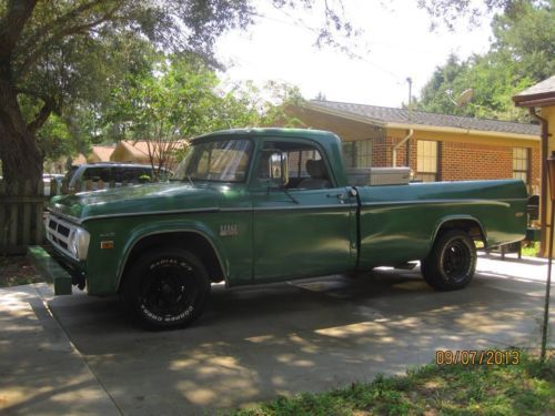 1969 dodge d100 sweptline pickup truck *no reserve