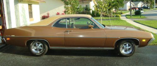 1971 ford torino 500 barn find 52k miles a/c auto 302 v8 2 dr  muscle car