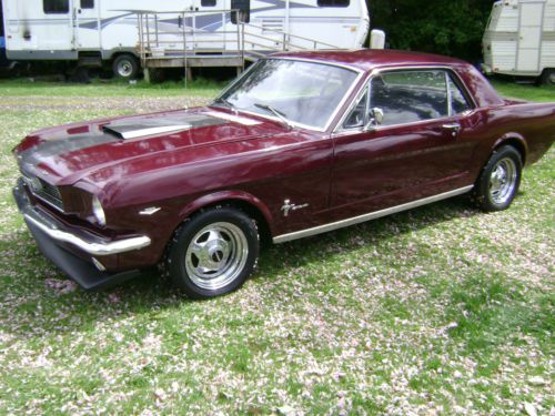 1965 ford mustang a code 289 4v 4spd car rare lots new nice driver