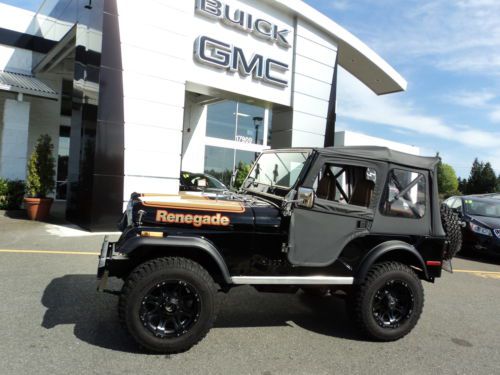 1976 jeep cj5 renegade 304 v-8 manual very solid &amp; straight ! classic financing