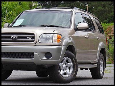 2002 toyota sequoia clean carfax leather pwr options running boards