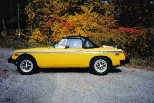 1979 convertible, 32k miles, original yellow paint, good tires and top, no rust
