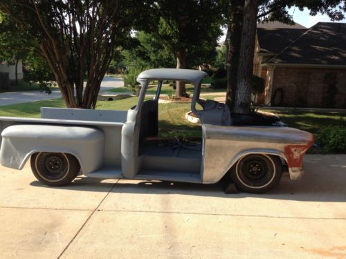 1957 chevrolet short bed 57 truck bagged chevy project lowered