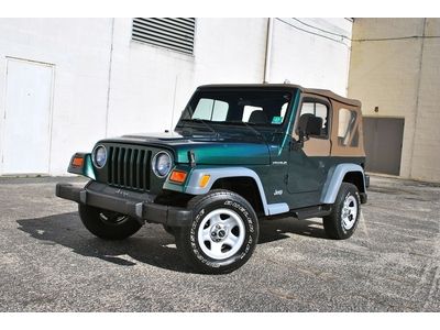 2000 jeep wrangler! se, 2.5l, manual, 4x4, must see, no reserve