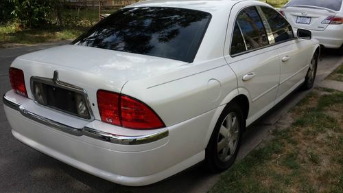 2002 lincoln ls base sedan 4-door 3.0l white good condition