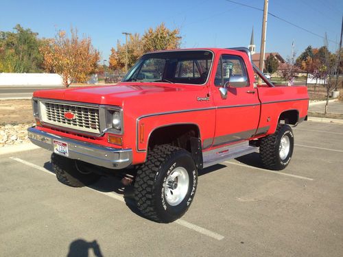 1974 chevrolet cheyenne c-10 pickup 4x4 63,000 miles 1 previous owner no reserve