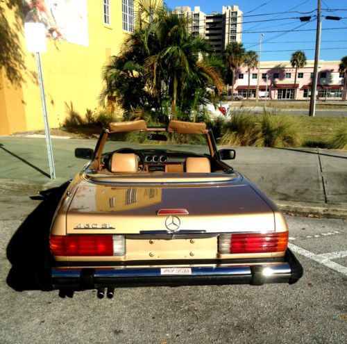 Beautiful mercedes benz  450 sl local car to &#034;st petersburg florida&#034; since new..