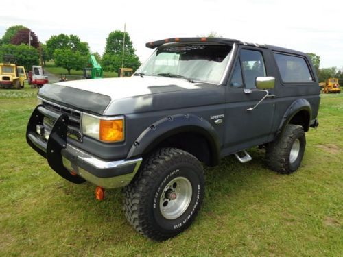 1989 ford bronco 4x4 low miles lifted suv very nice no reserve