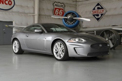 Xkr supercharged coupe-510hp-only 6k miles-lunar grey/charcoal-warranty-pristine