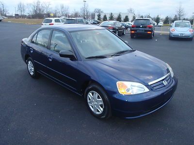 2003 honda civic lx 4dr sedan 4cyl automatic low miles one owner new tires clean