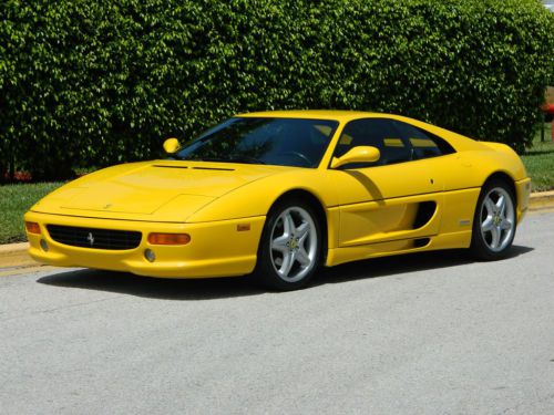 1996 ferrari 355 tb berlinetta giallo midas fly yellow 6 speed fully serviced