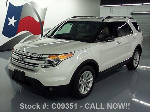 2013 ford explorer xlt htd leather rear cam 3rd row 23k texas direct auto