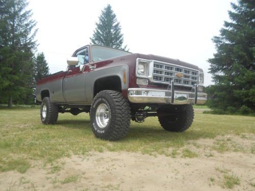 1977 chevrolet cheyenne long bed 4 year old frame off restored 4x4