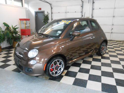 2012 fiat 500 sport 31k no reserve salvage rebuildable repairable damaged