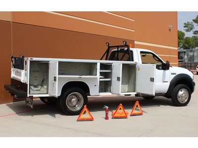2007 ford f550 xl 2wd diesel knapheide service utility bed 1owner fully serviced